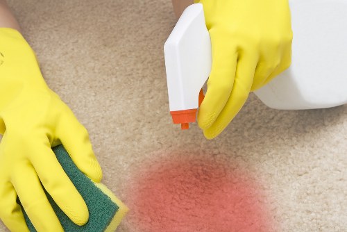 Professional carpet cleaning in a Thamesmead living room