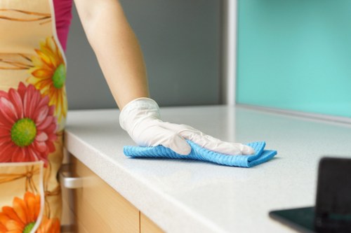Sustainable carpet cleaning team beginning a recycling-focused service in Thamesmead