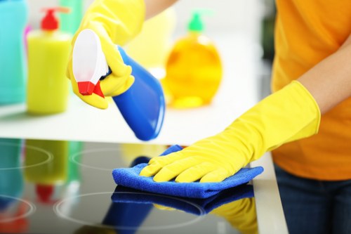 Recyclable packaging and waste separation used in local carpet cleaning operations